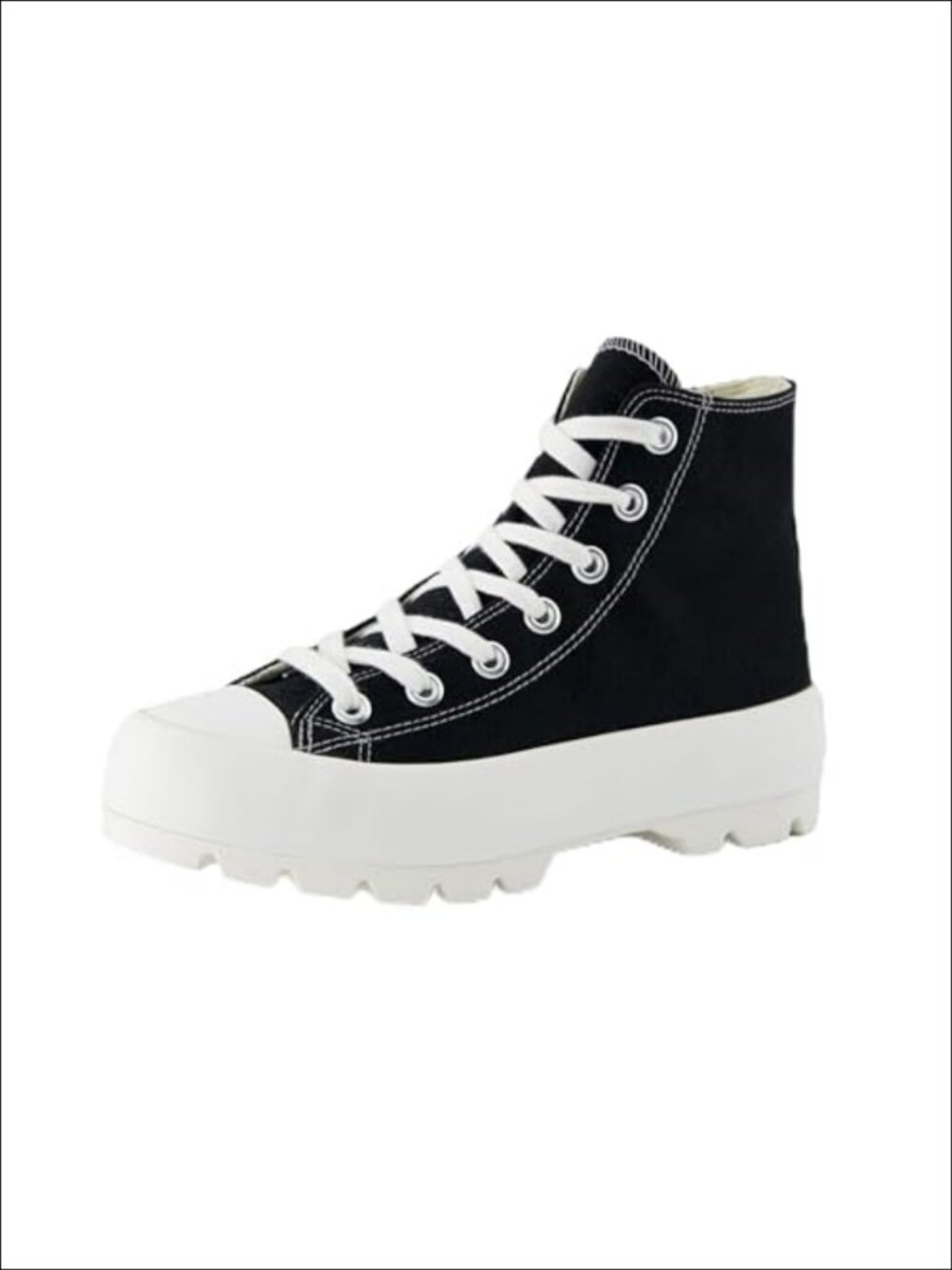 Cushionaire Platform High Top Sneakers Canvas Lace Up Memory Foam